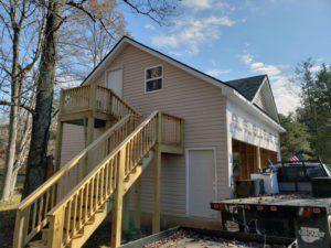 Two car garage with bonus room above, Greene County VA 22968