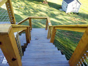 Screen Porch Deck With Patio Below, Ruckersville VA 22968