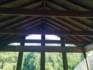 Screen Porch Deck With Patio Below, Ruckersville VA 22968