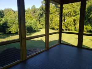 Screen Porch Deck With Patio Below, Ruckersville VA 22968