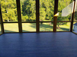 Screen Porch Deck With Patio Below, Ruckersville VA 22968