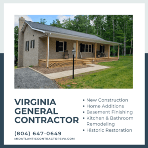 Mid-Atlantic Home Improvement is a family-owned and operated general contractor serving the Lynchburg-Buckingham-Wintergreen region of Virginia, in business since 1975!