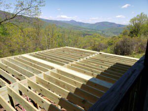 Deck construction, Nelson County VA 22969