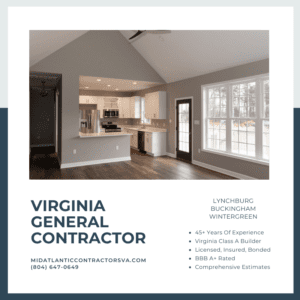 Mid-Atlantic Home Improvement is a family-owned and operated general contractor serving the Lynchburg-Buckingham-Wintergreen region of Virginia, in business since 1975!